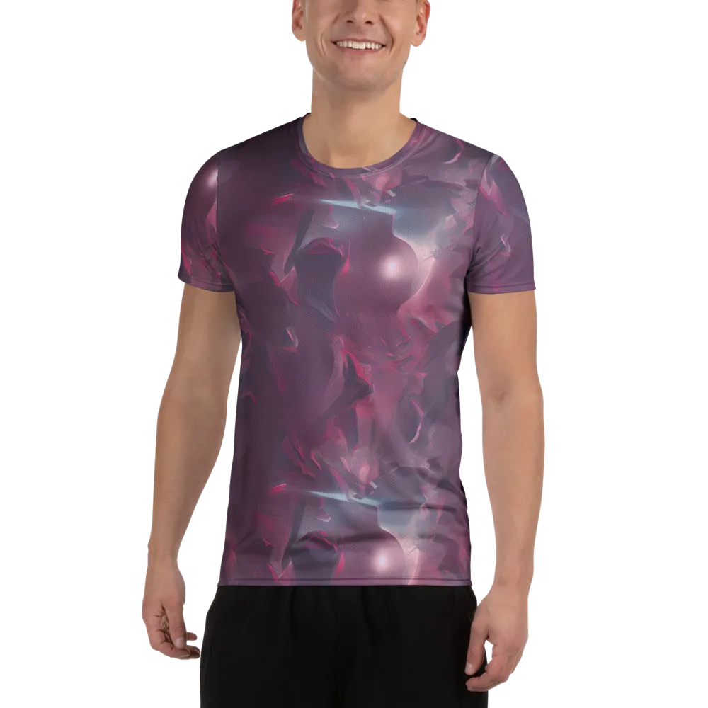Vertex Visions on Men's Athletic T-Shirt — Front