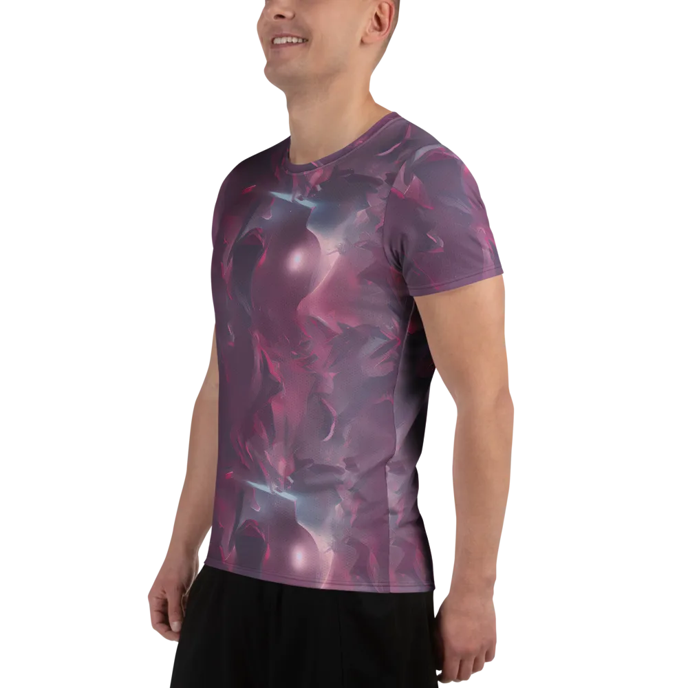Vertex Visions on Men's Athletic T-Shirt — Left