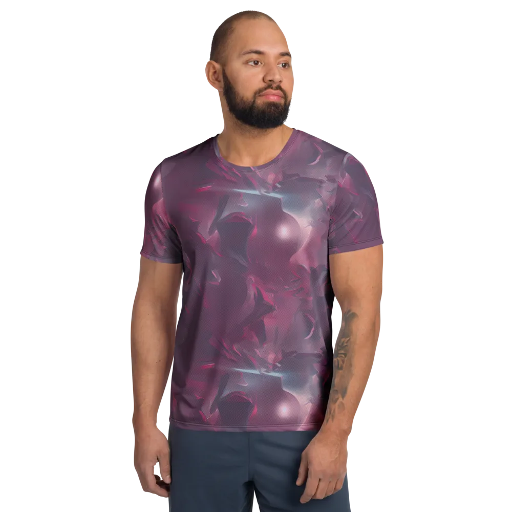 Vertex Visions on Men's Athletic T-Shirt — Front