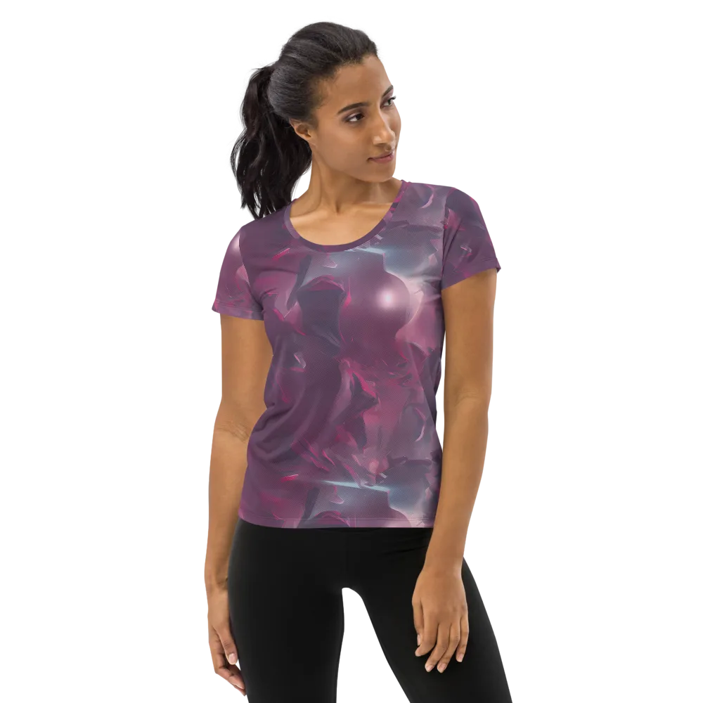 Vertex Visions on Women's Athletic T-Shirt — Front