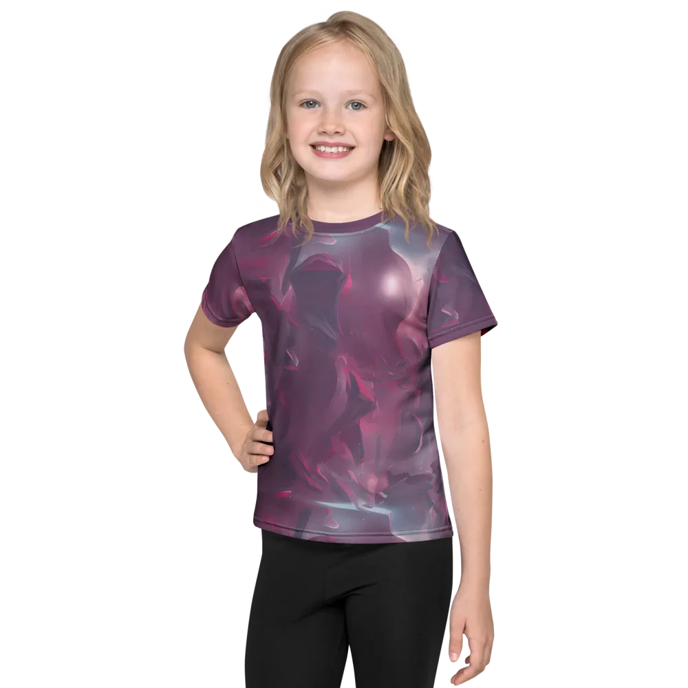 Vertex Visions on Kids Crew Neck T-Shirt — Front
