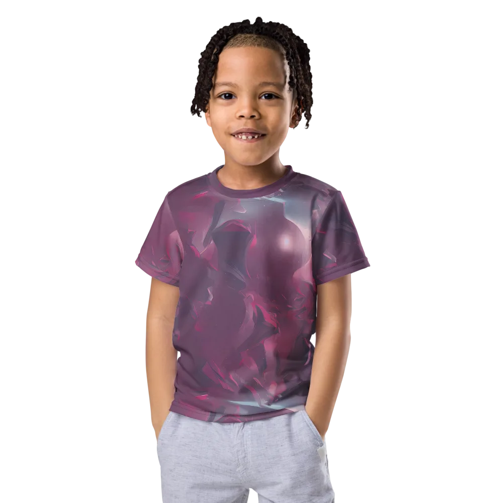 Vertex Visions on Kids Crew Neck T-Shirt — Front