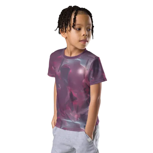 Vertex Visions on a Kids Crew Neck T-Shirt