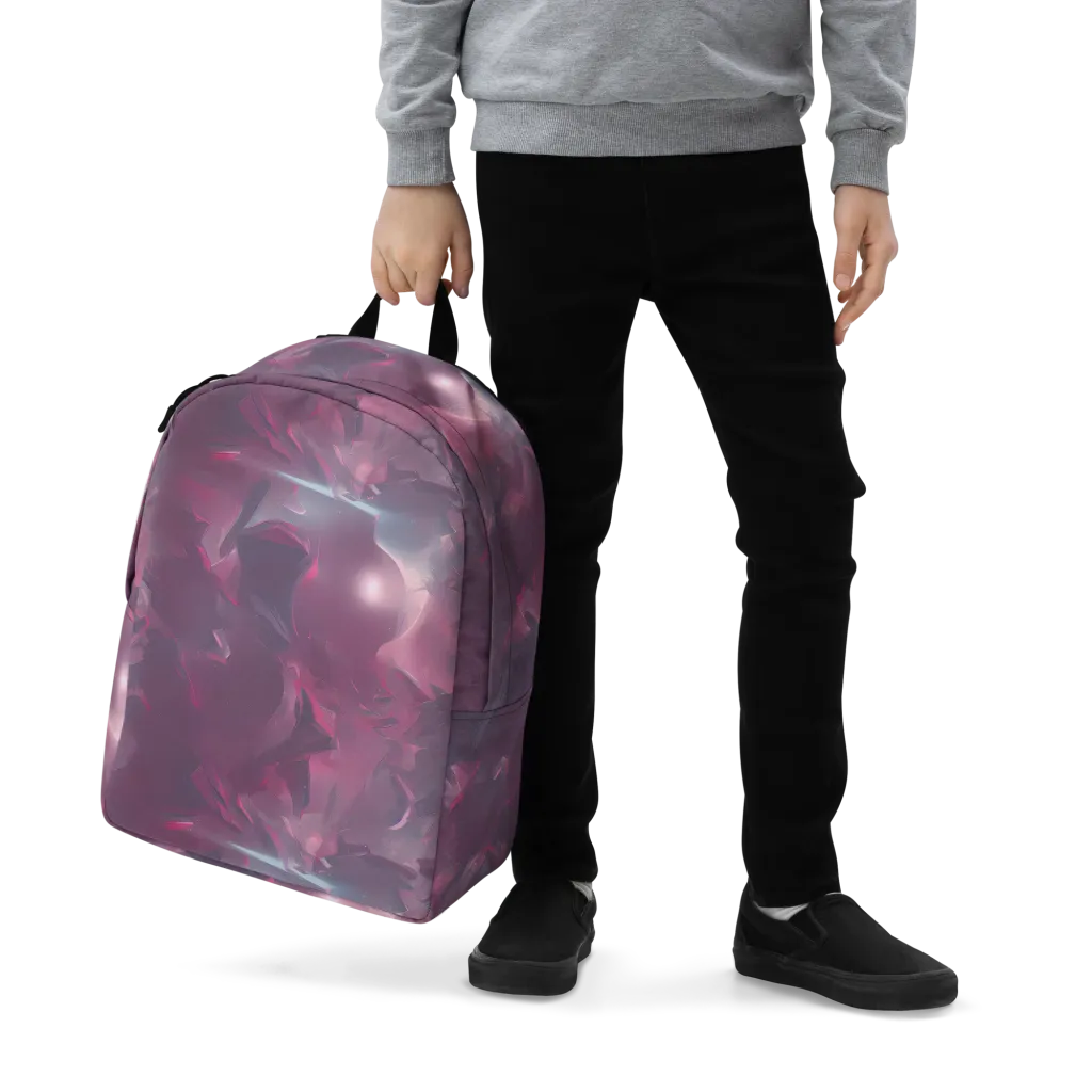 Vertex Visions on Minimalist Backpack — Zoomed-in