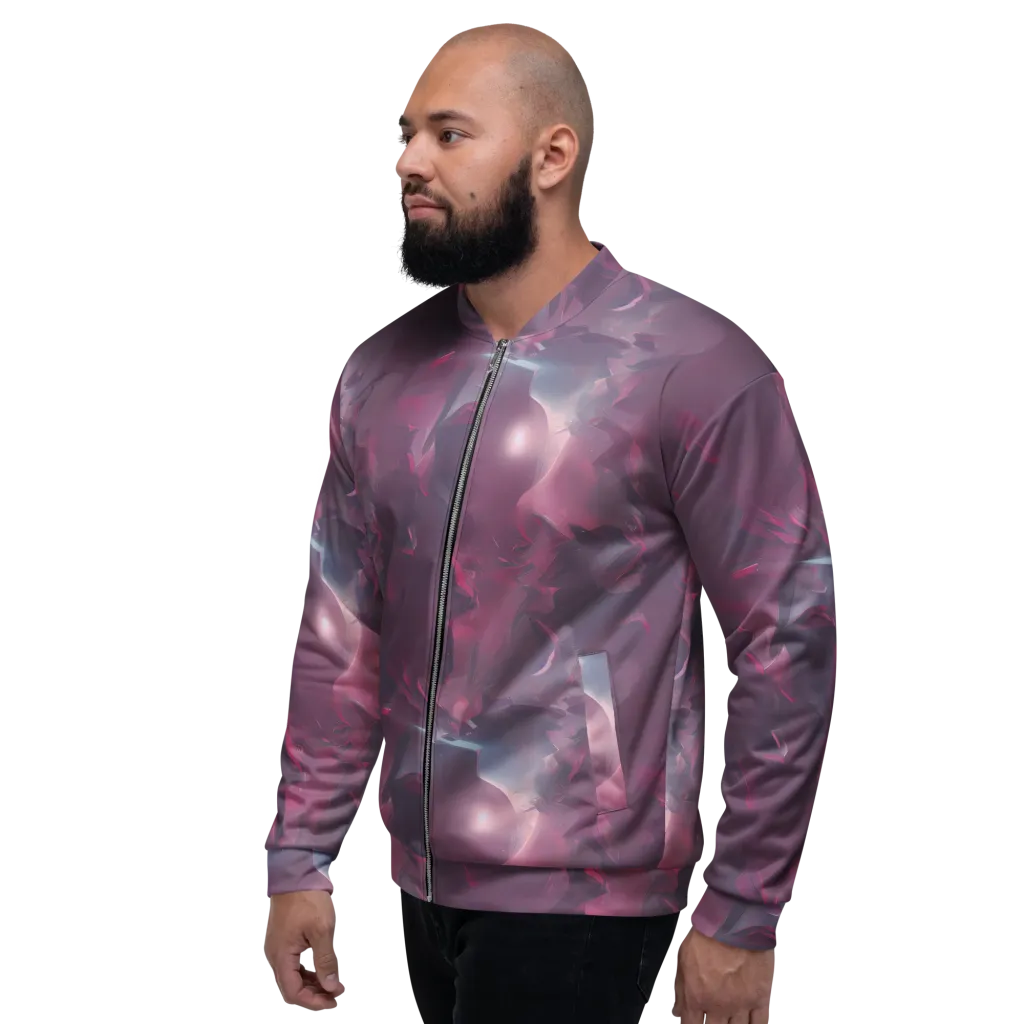 Vertex Visions on Bomber Jacket — Left