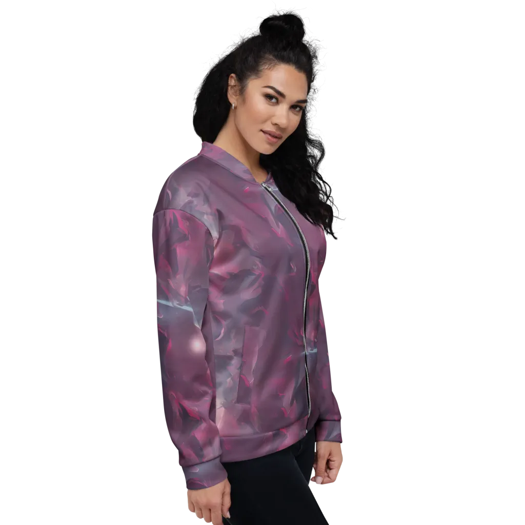 Vertex Visions on Bomber Jacket — Right