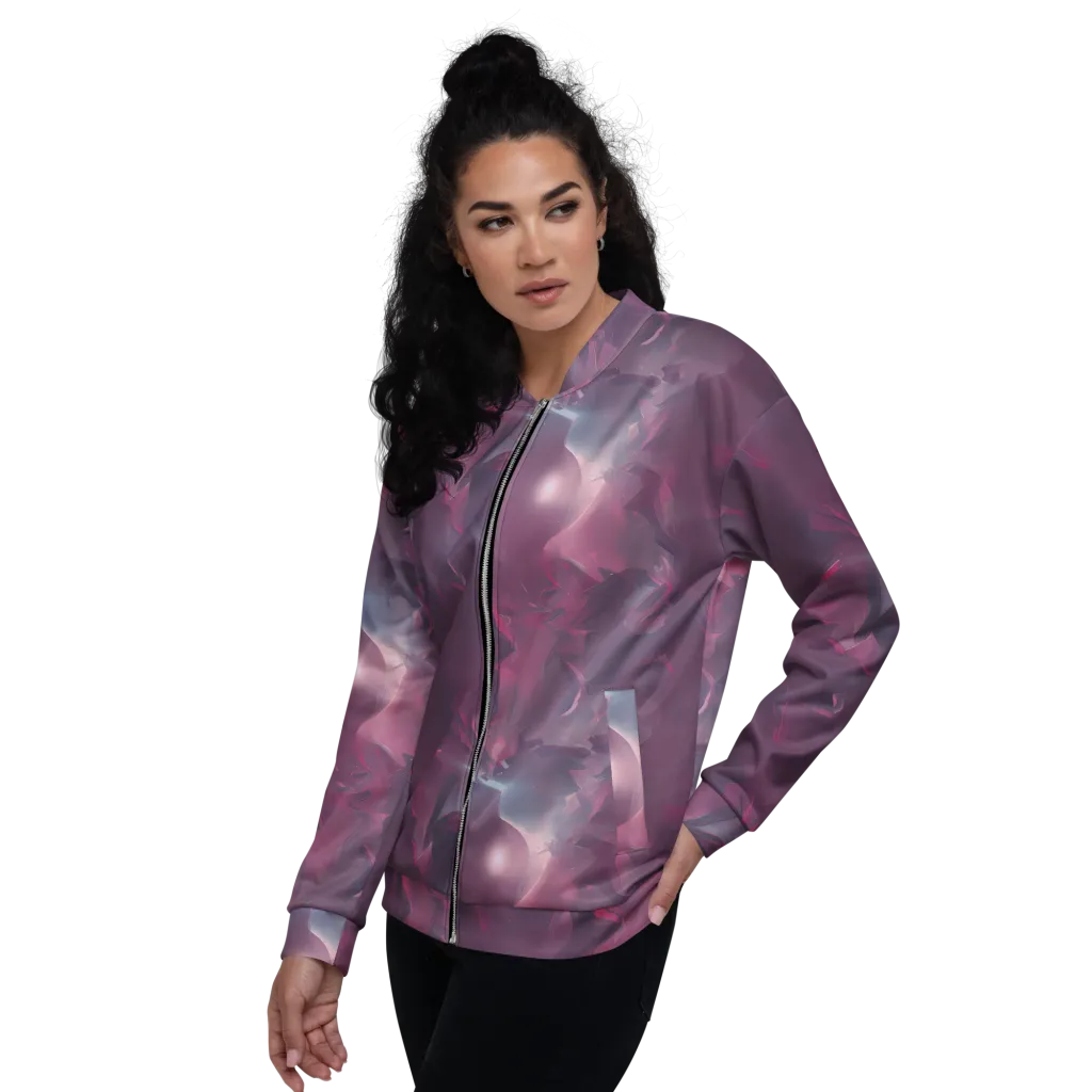 Vertex Visions on Bomber Jacket — Left