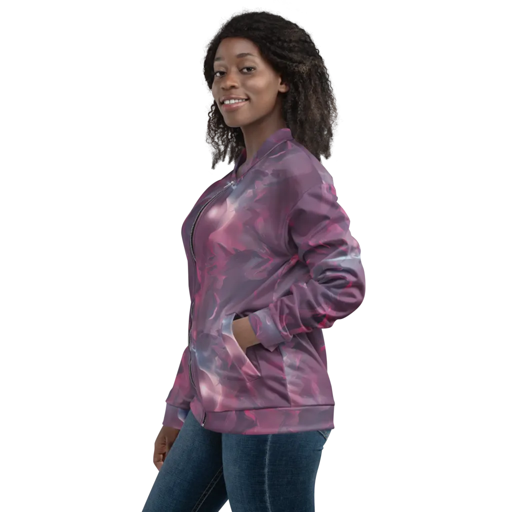 Vertex Visions on Bomber Jacket — Left
