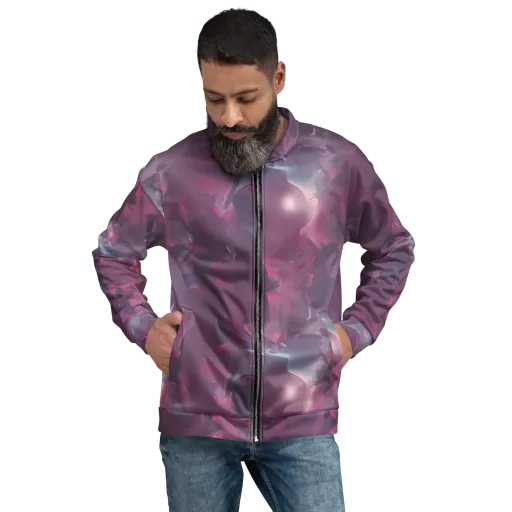 Vertex Visions on a Bomber Jacket
