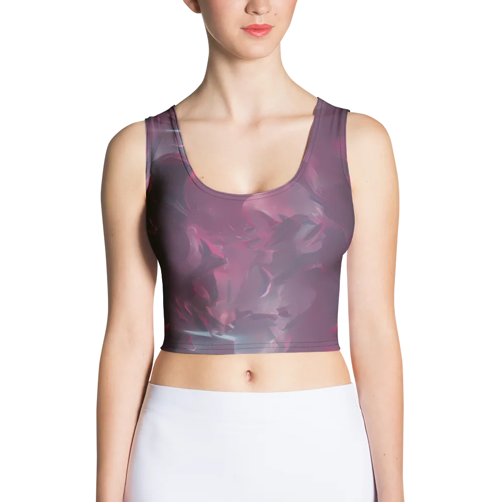 Vertex Visions on Crop Top — Front