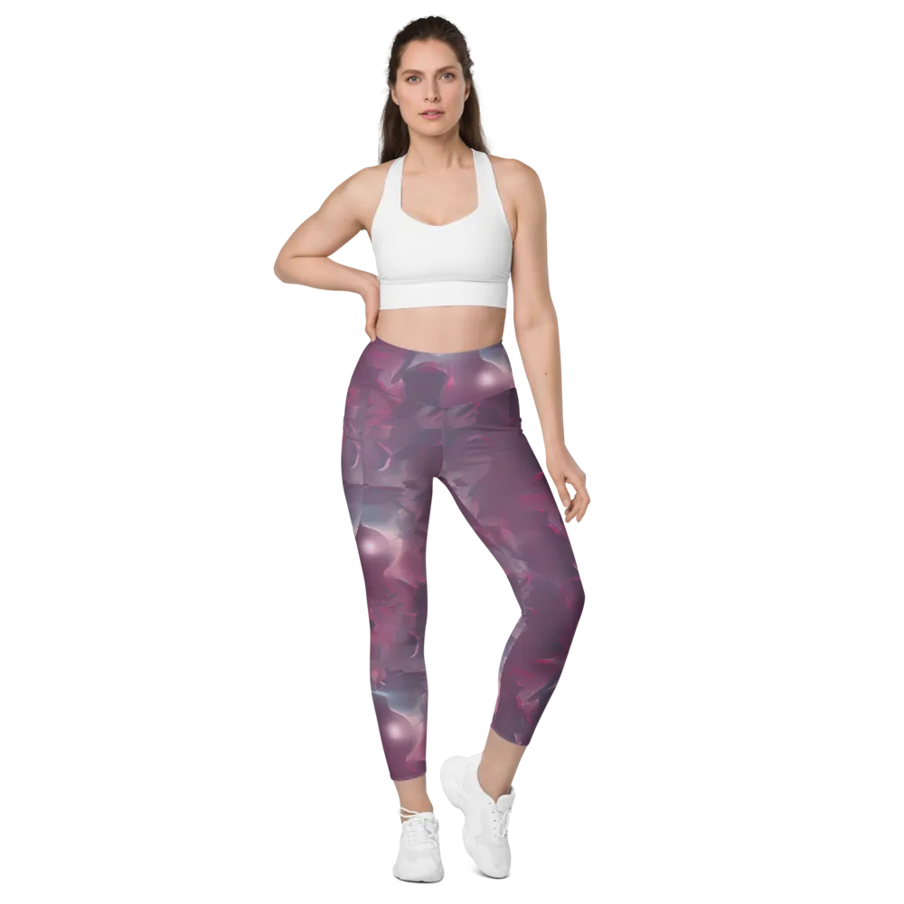 Vertex Visions on Leggings with Pockets — Front