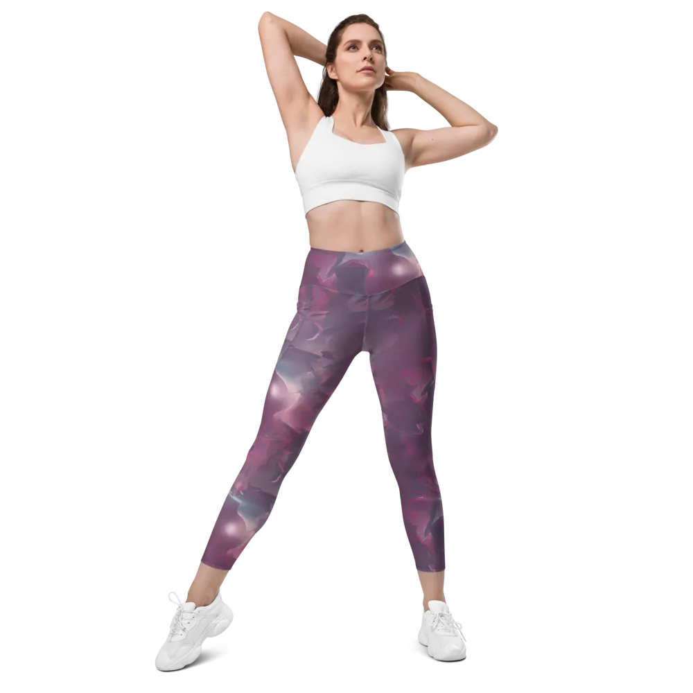 Vertex Visions on Leggings with Pockets — Front