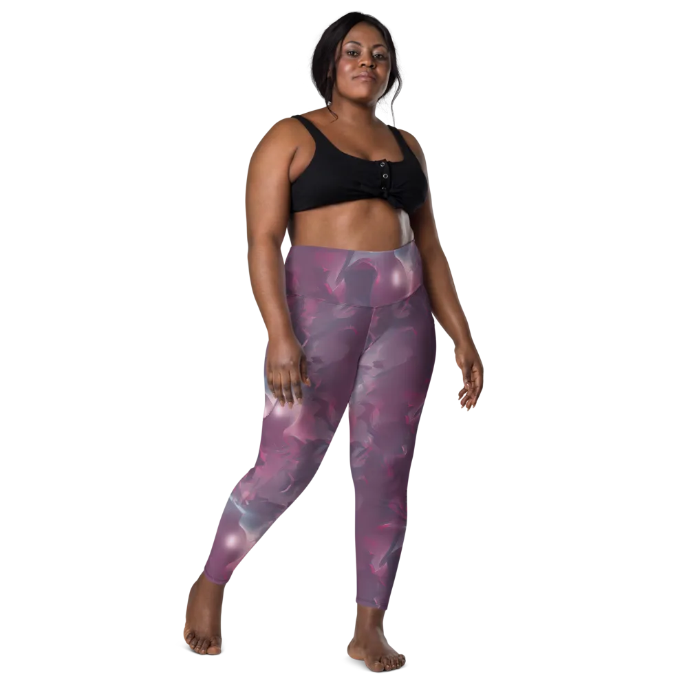 Vertex Visions on Leggings with Pockets — Front