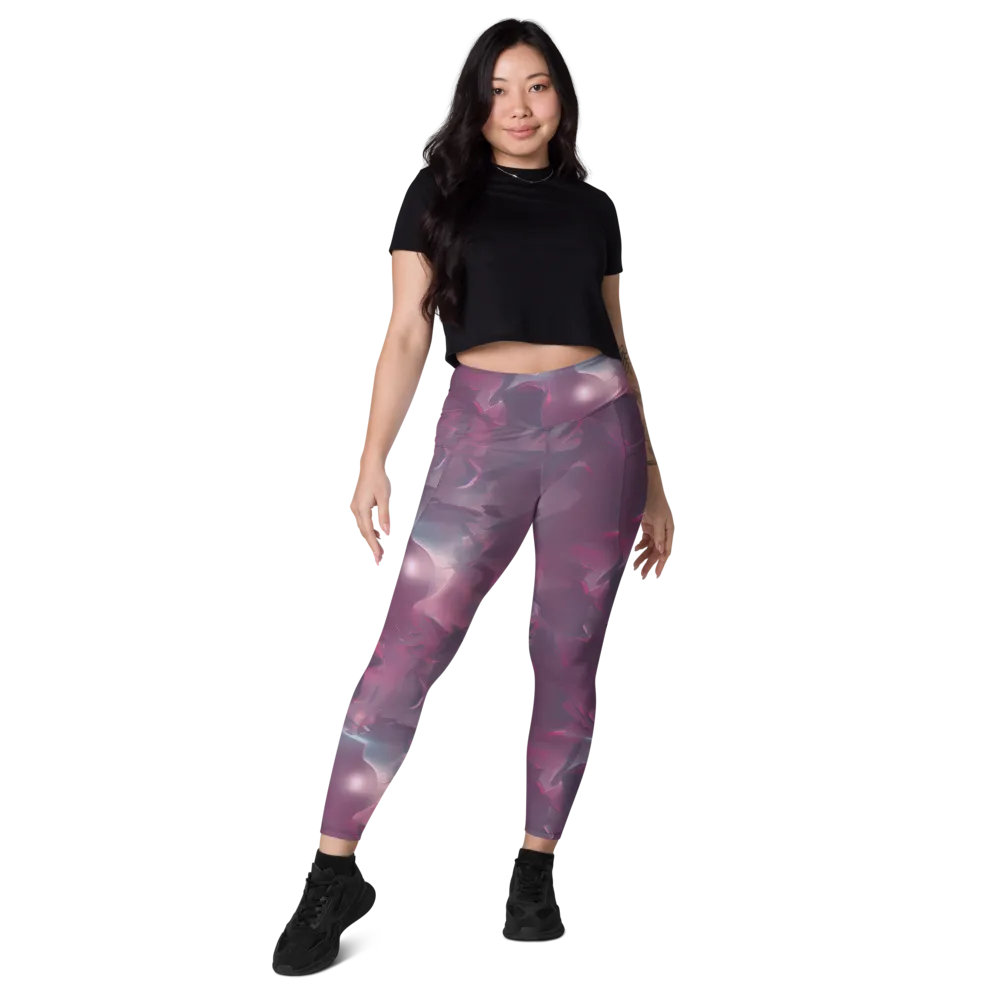 Vertex Visions on Leggings with Pockets — Front