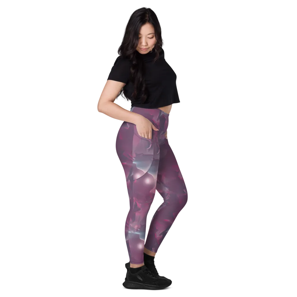 Vertex Visions on Leggings with Pockets — Right