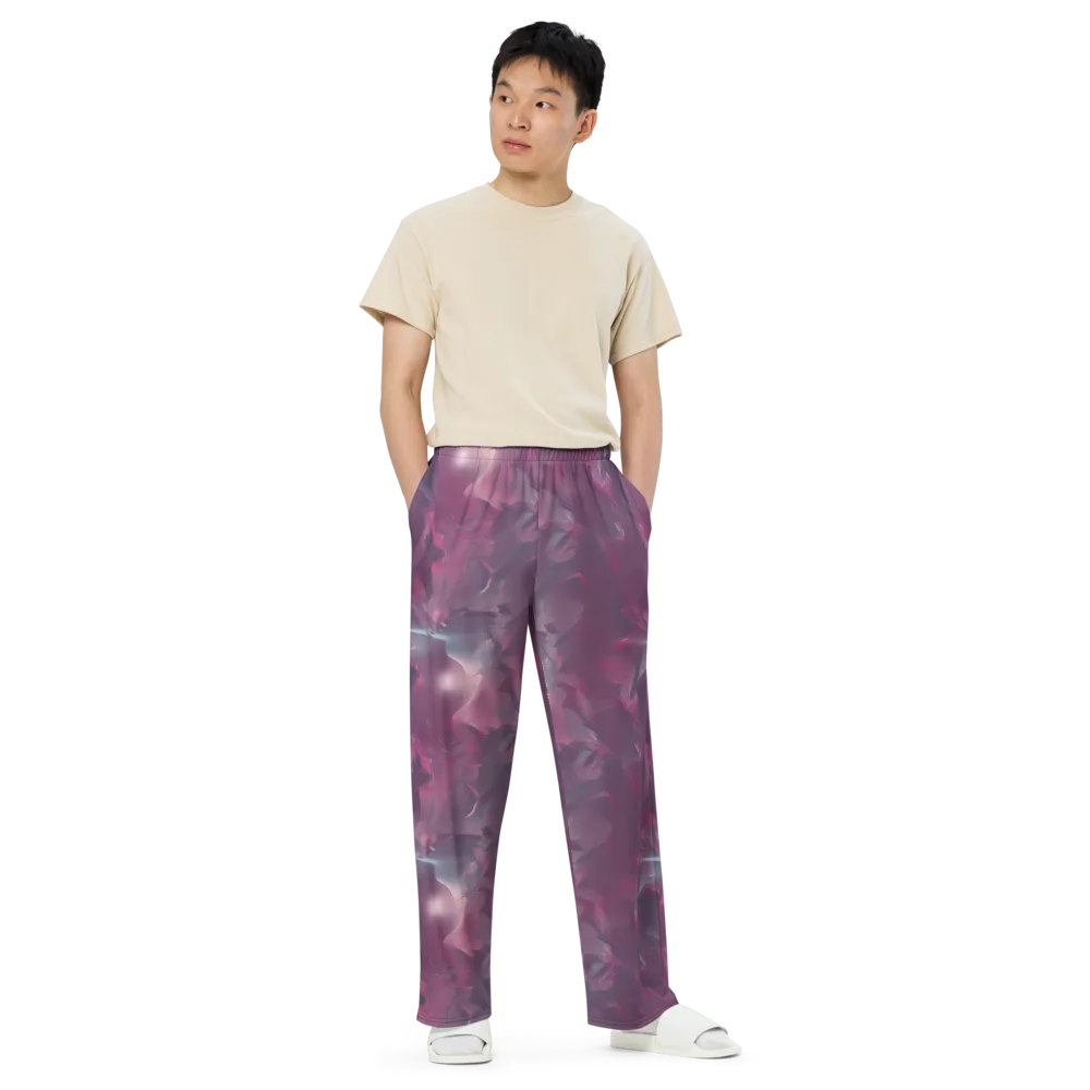 Vertex Visions on Wide-Leg Pants — Front