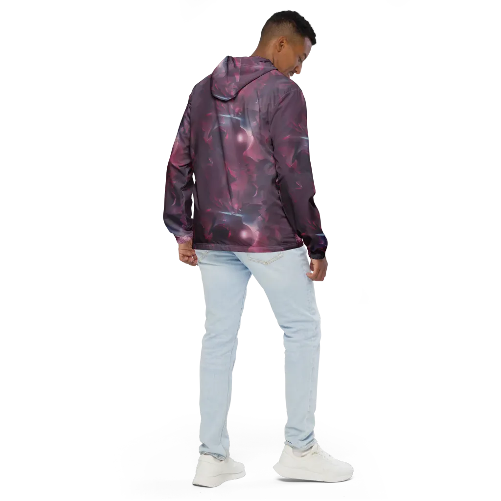 Vertex Visions on Men's Windbreaker — Back
