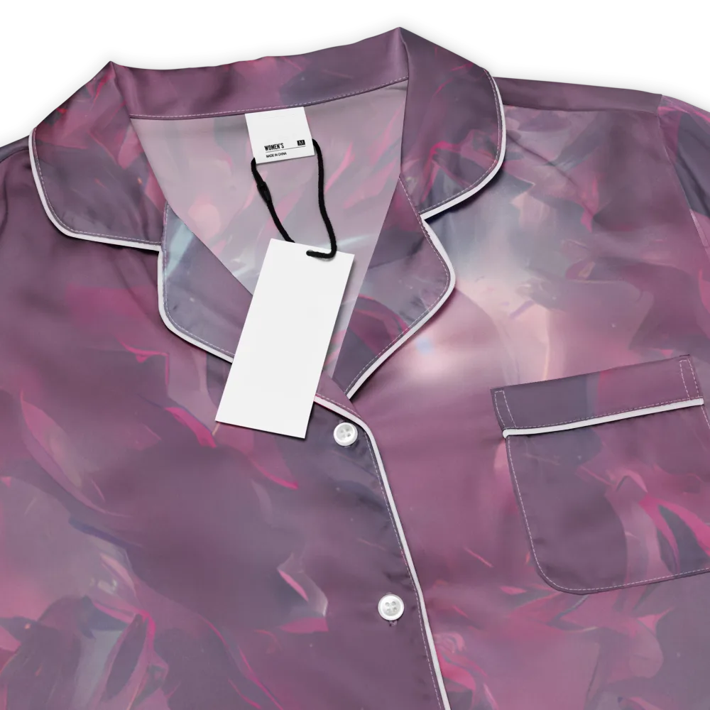 Vertex Visions on Women's Short Sleeve Pajama Top — Product details