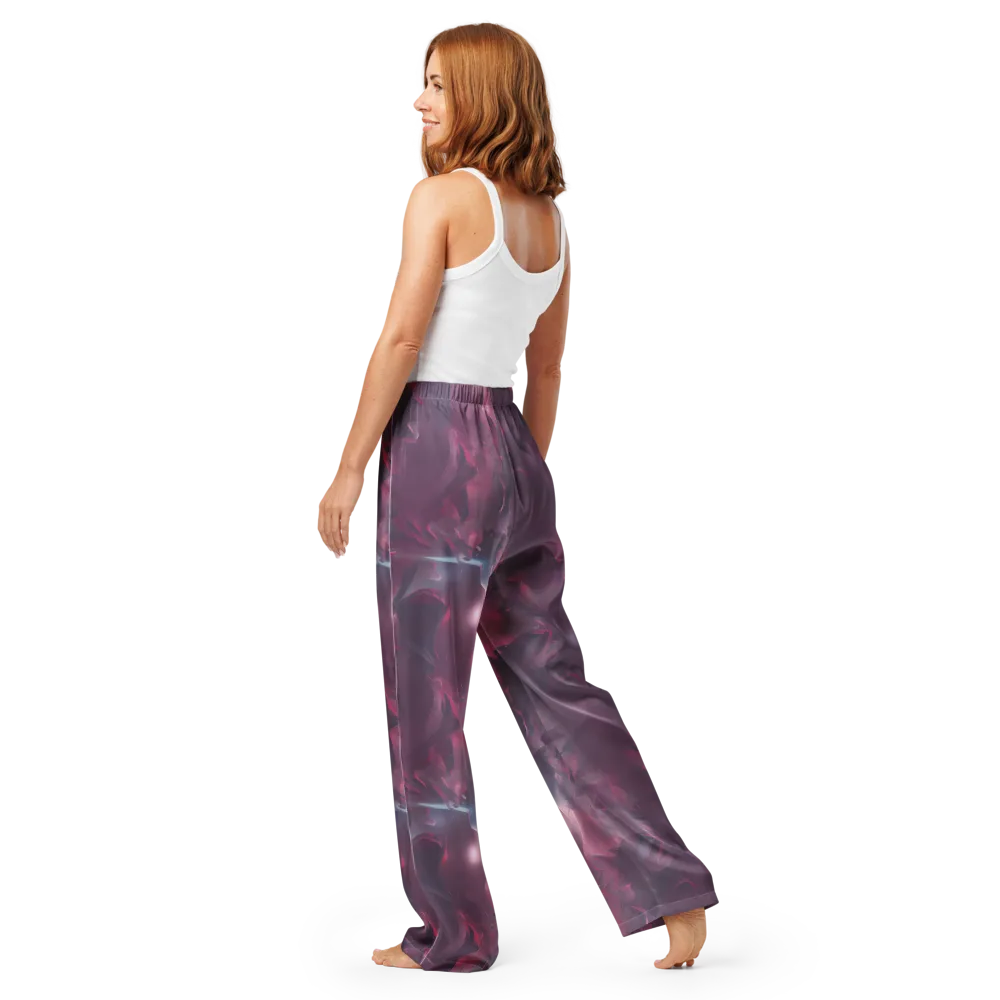 Vertex Visions on Women's Pajama Pants — Back
