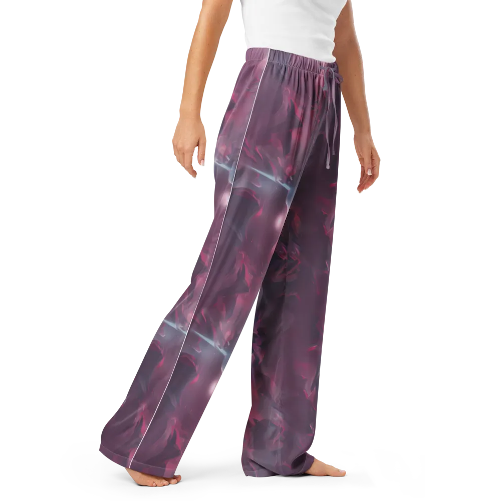 Vertex Visions on Women's Pajama Pants — Right Front