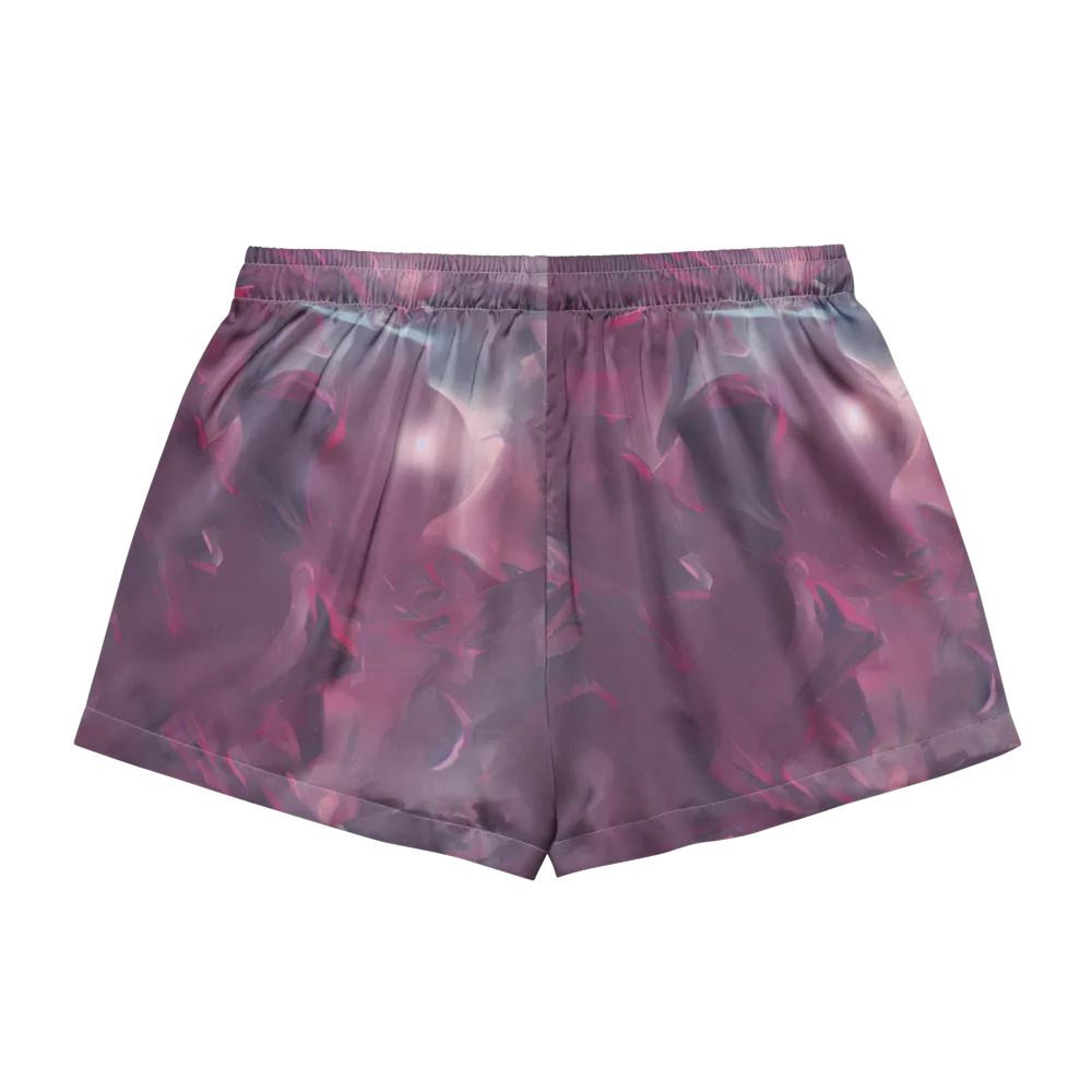 Vertex Visions on Women's Pajama Shorts — Back