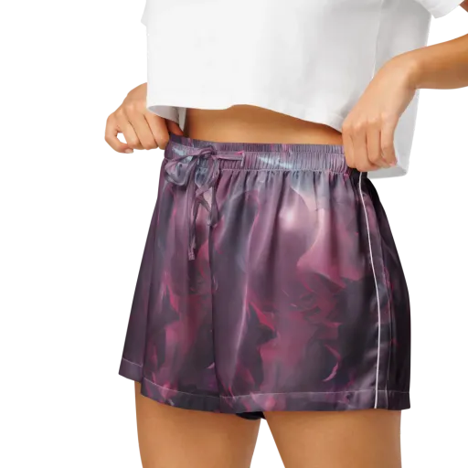 Vertex Visions on a Women's Pajama Shorts