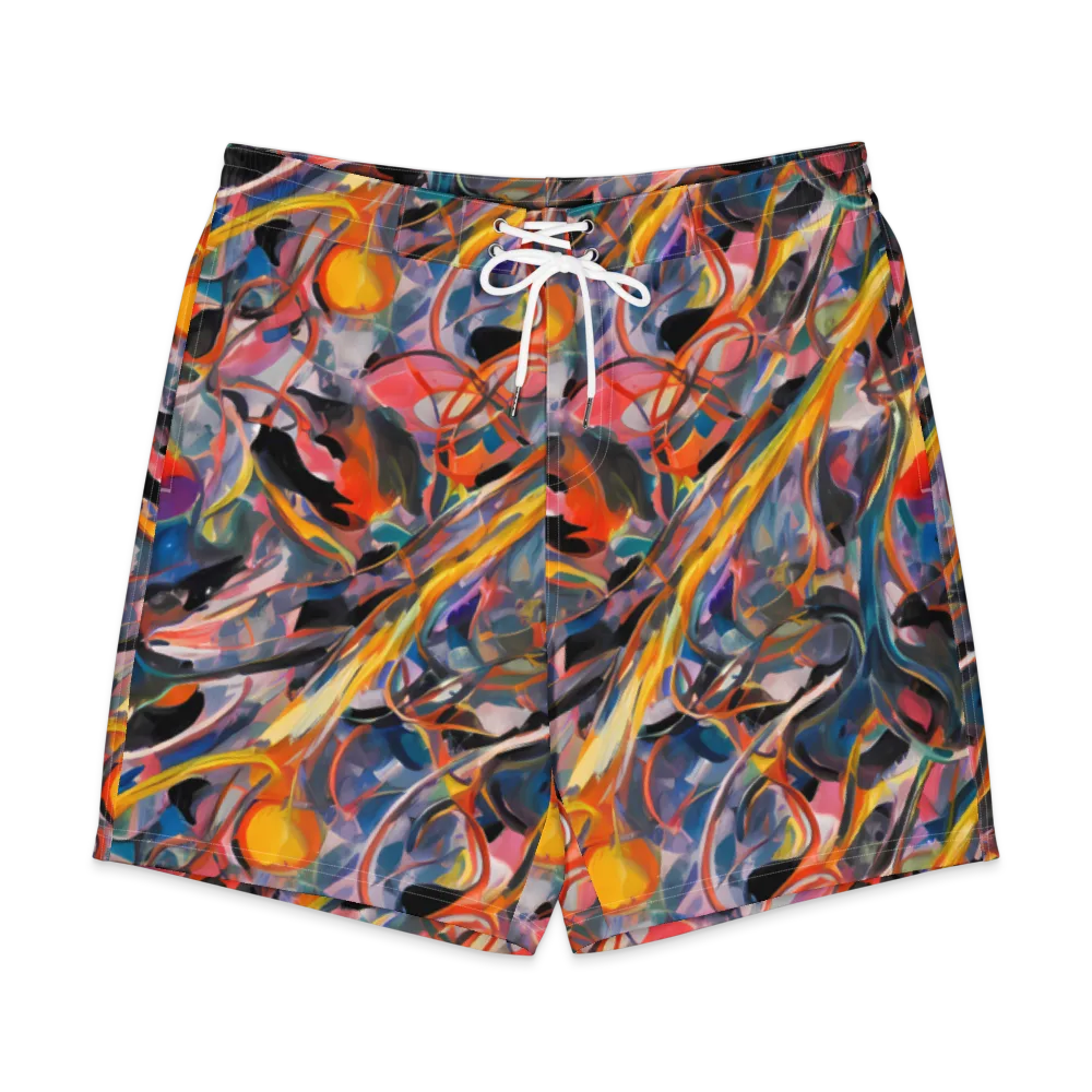 Brazen Rhapsody on Men's Board Shorts — Front