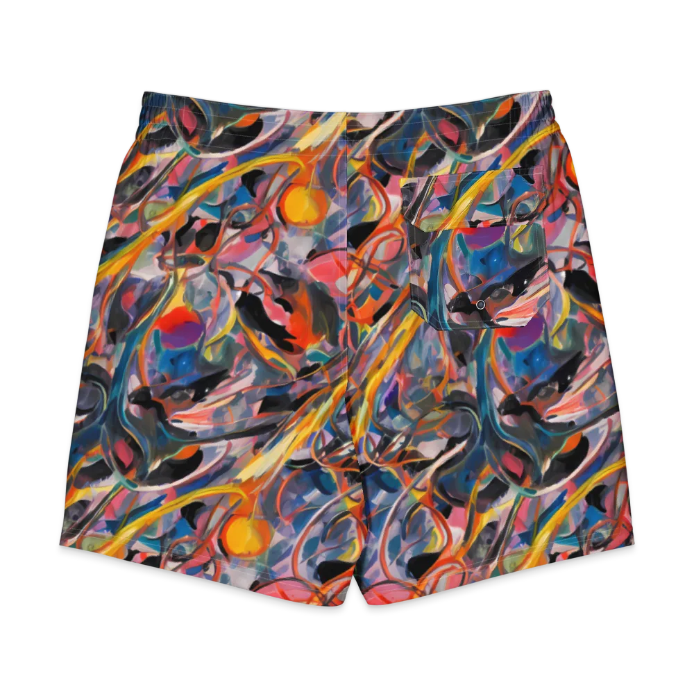 Brazen Rhapsody on Men's Board Shorts — Back