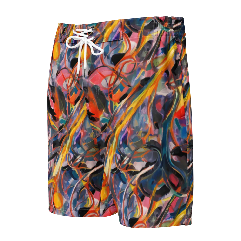 Brazen Rhapsody on Men's Board Shorts — Front
