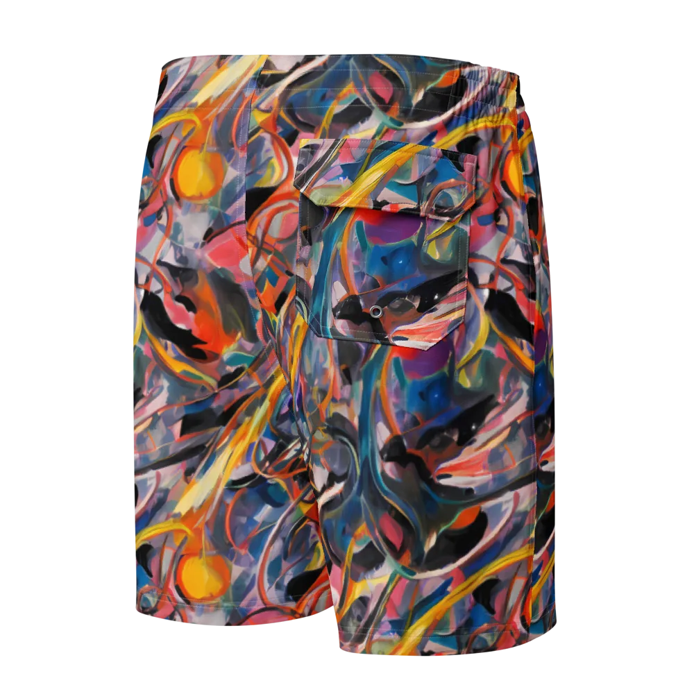 Brazen Rhapsody on Men's Board Shorts — Back