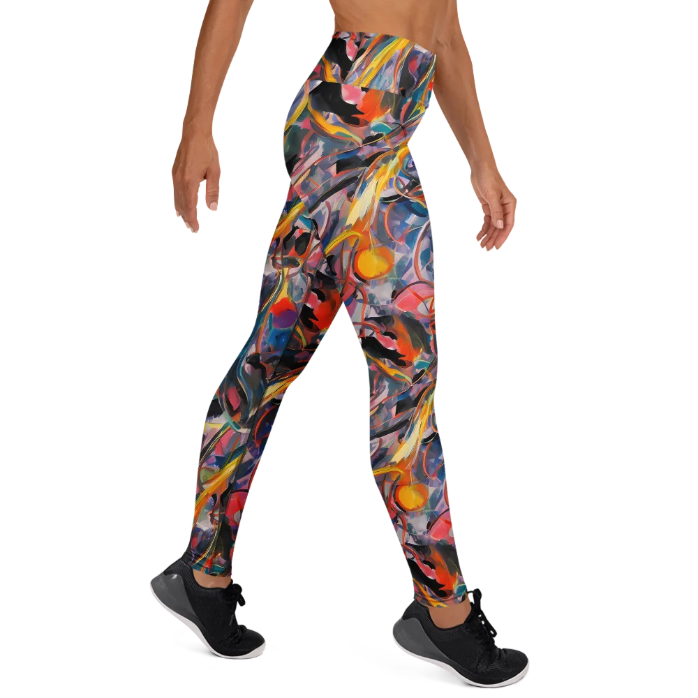 Brazen Rhapsody on Yoga Leggings — Right