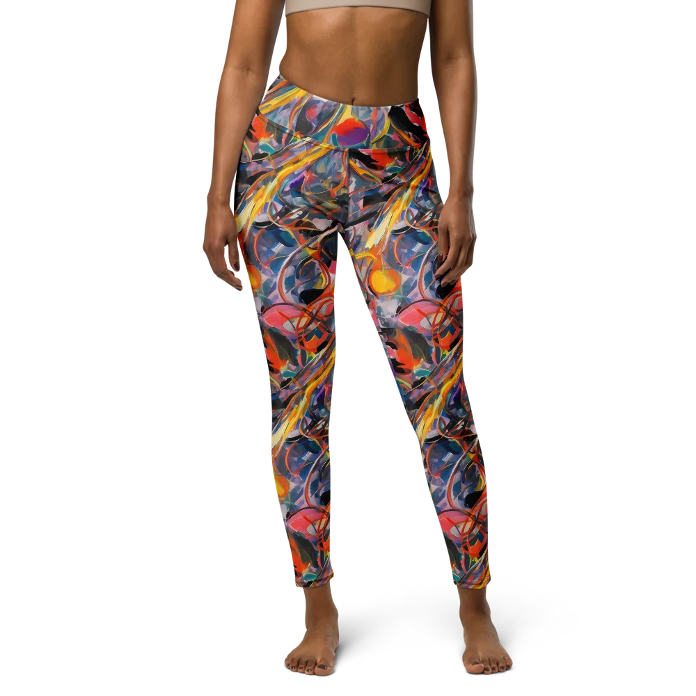 Brazen Rhapsody on Yoga Leggings — Front