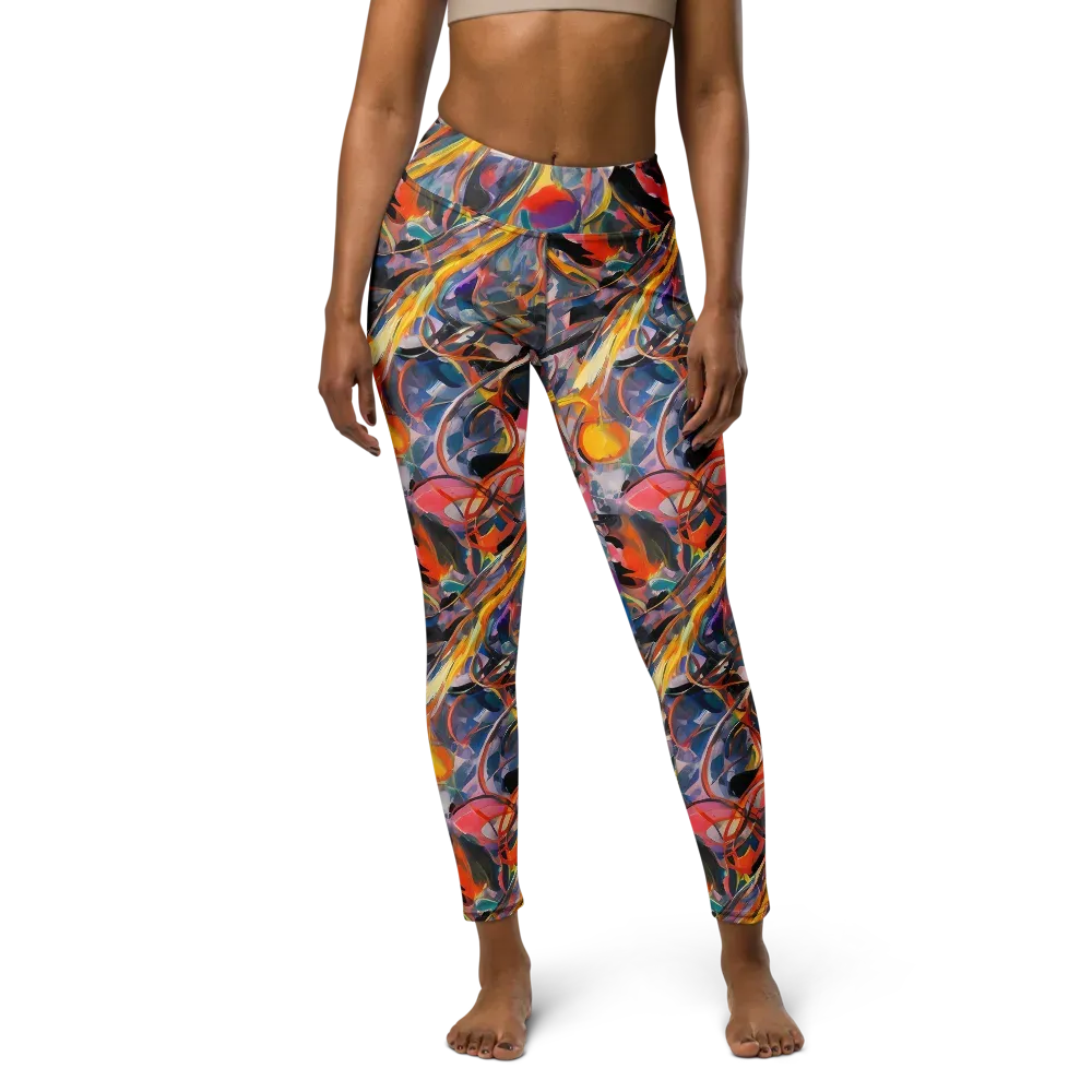 Brazen Rhapsody on Yoga Leggings — Front