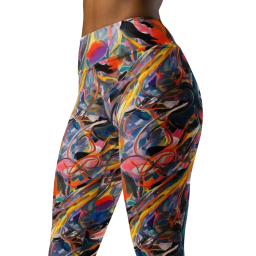 Brazen Rhapsody on a Yoga Leggings