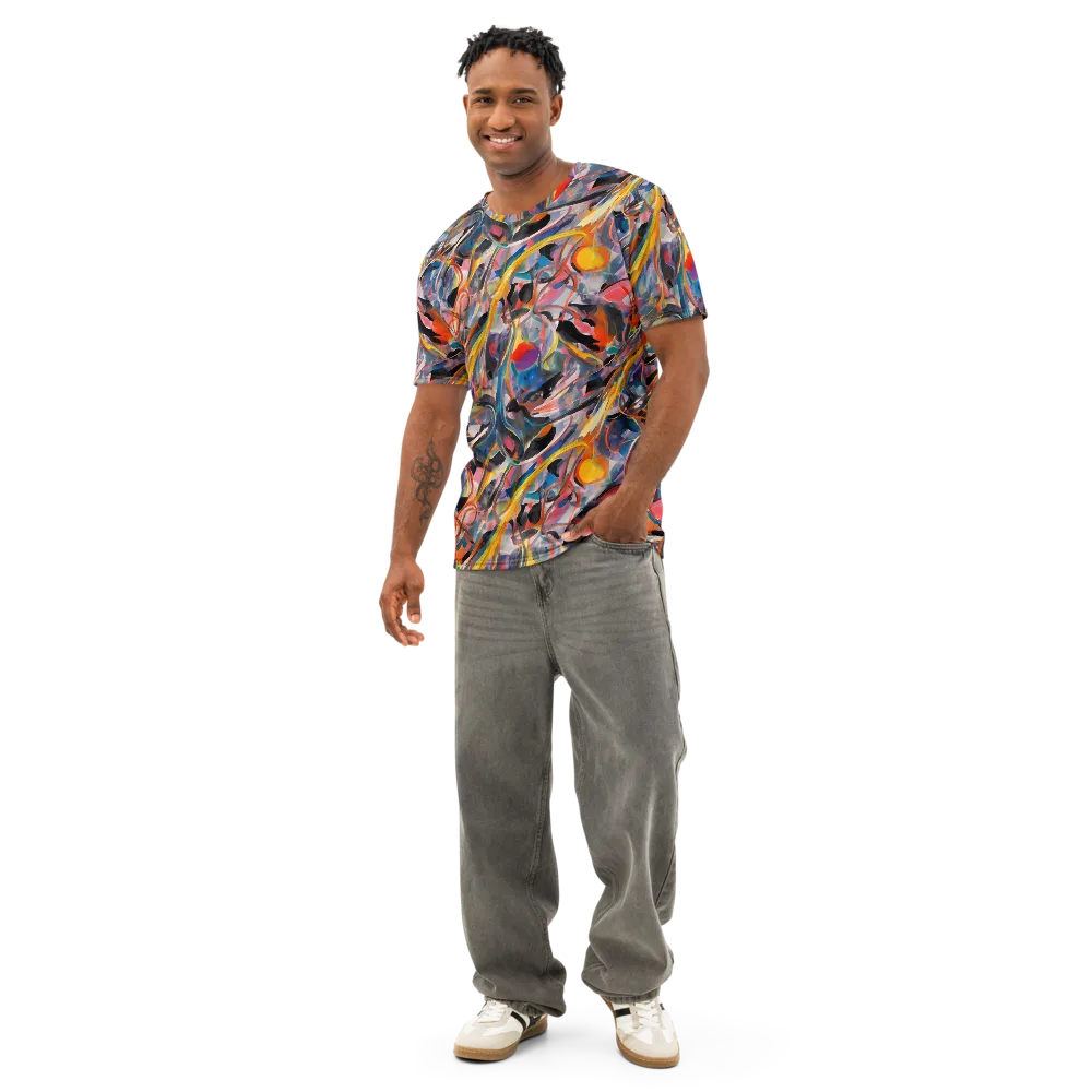 Brazen Rhapsody on Men's Cotton Crew Neck T-Shirt — Front