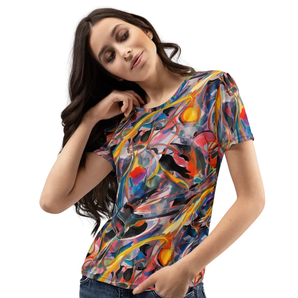 Brazen Rhapsody on Women's Crew Neck T-Shirt — Left Front