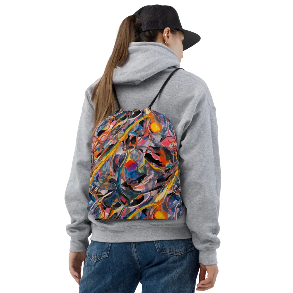 Brazen Rhapsody on Drawstring Bag — Front