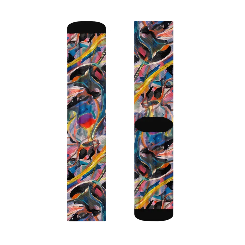 Brazen Rhapsody on Socks — Right Sock