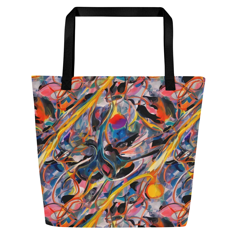 Brazen Rhapsody on Large Tote Bag W/ Pocket — Front