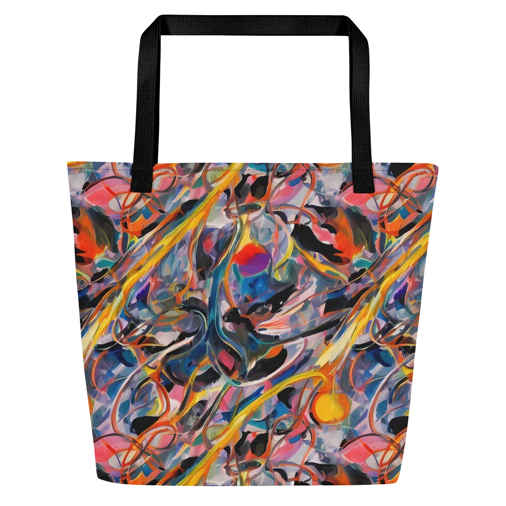 Brazen Rhapsody on Large Tote Bag W/ Pocket — Front