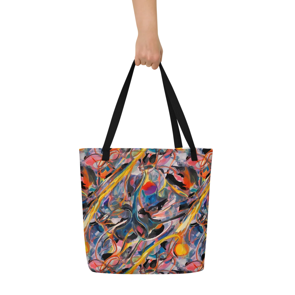 Brazen Rhapsody on Large Tote Bag W/ Pocket — Front