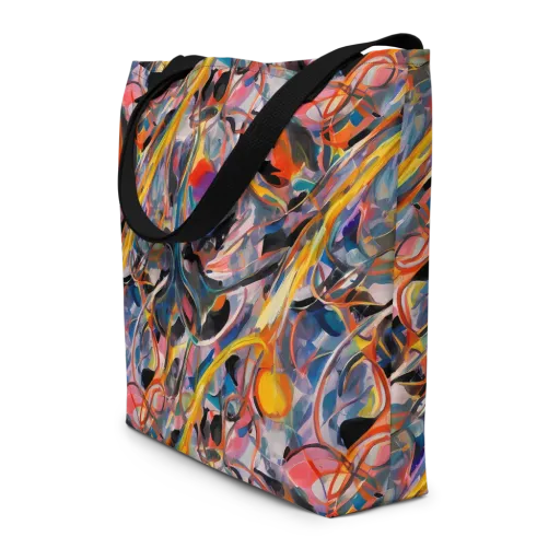 Brazen Rhapsody on a Large Tote Bag W/ Pocket