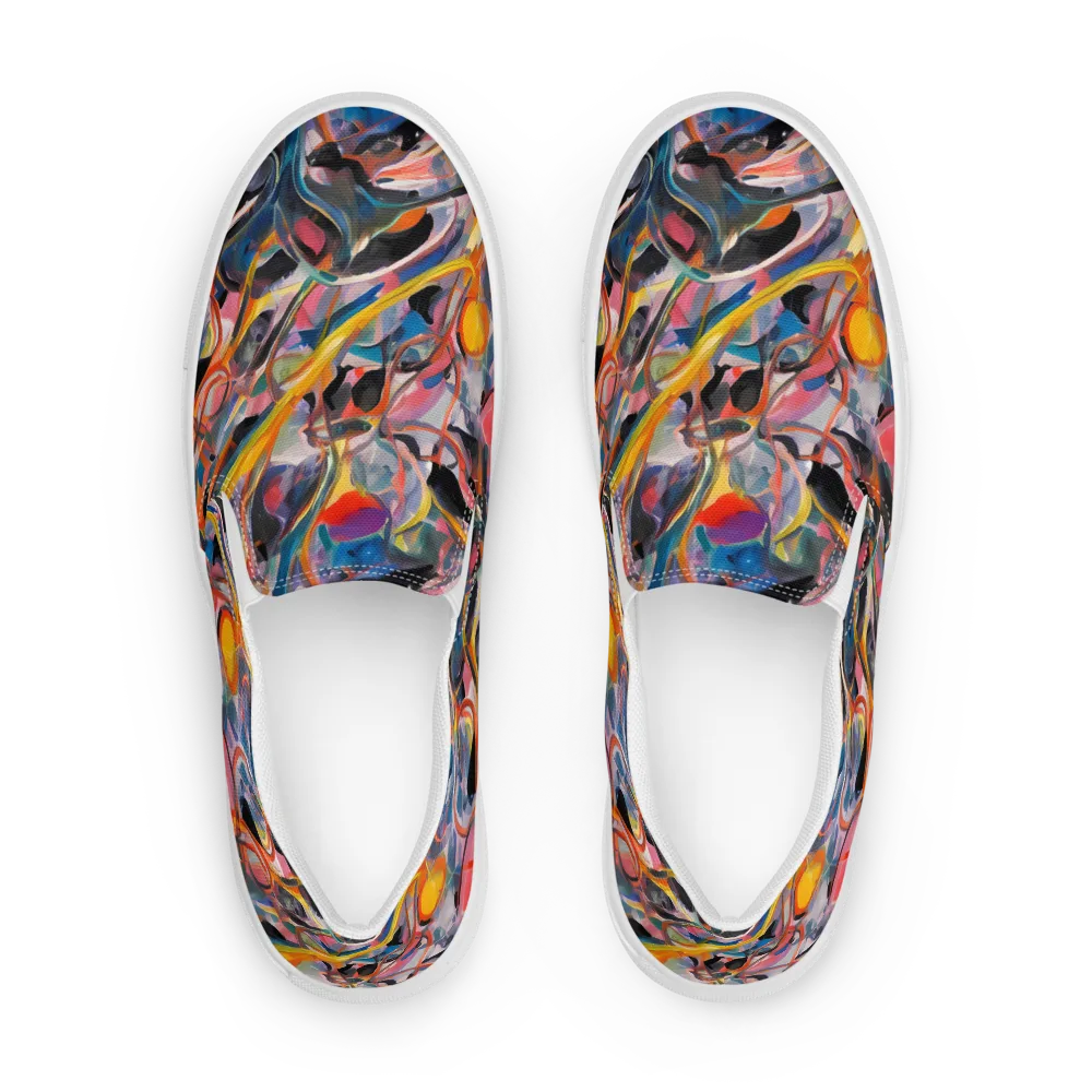 Brazen Rhapsody on Women's Slip-On Canvas Shoes — Front