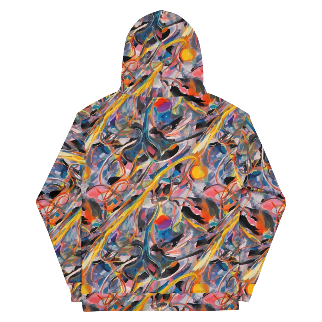 Brazen Rhapsody on Cotton Hoodie — Back