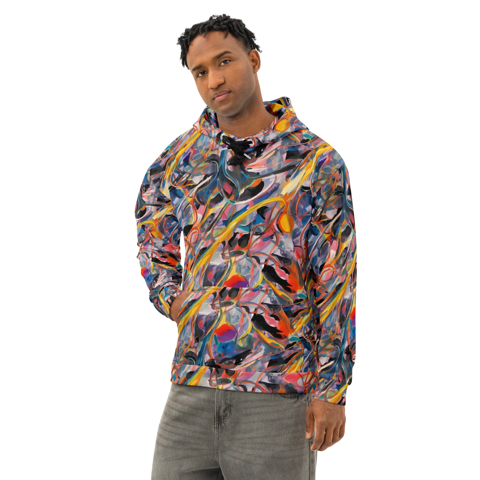 Brazen Rhapsody on Cotton Hoodie — Left Front