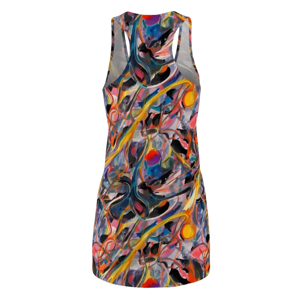 Brazen Rhapsody on Racerback Dress — Back