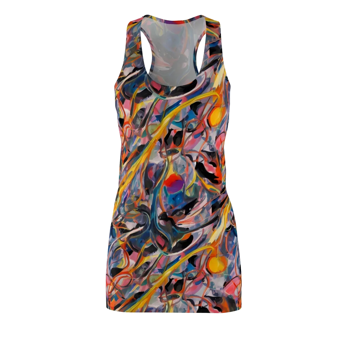 Brazen Rhapsody on Racerback Dress — Front