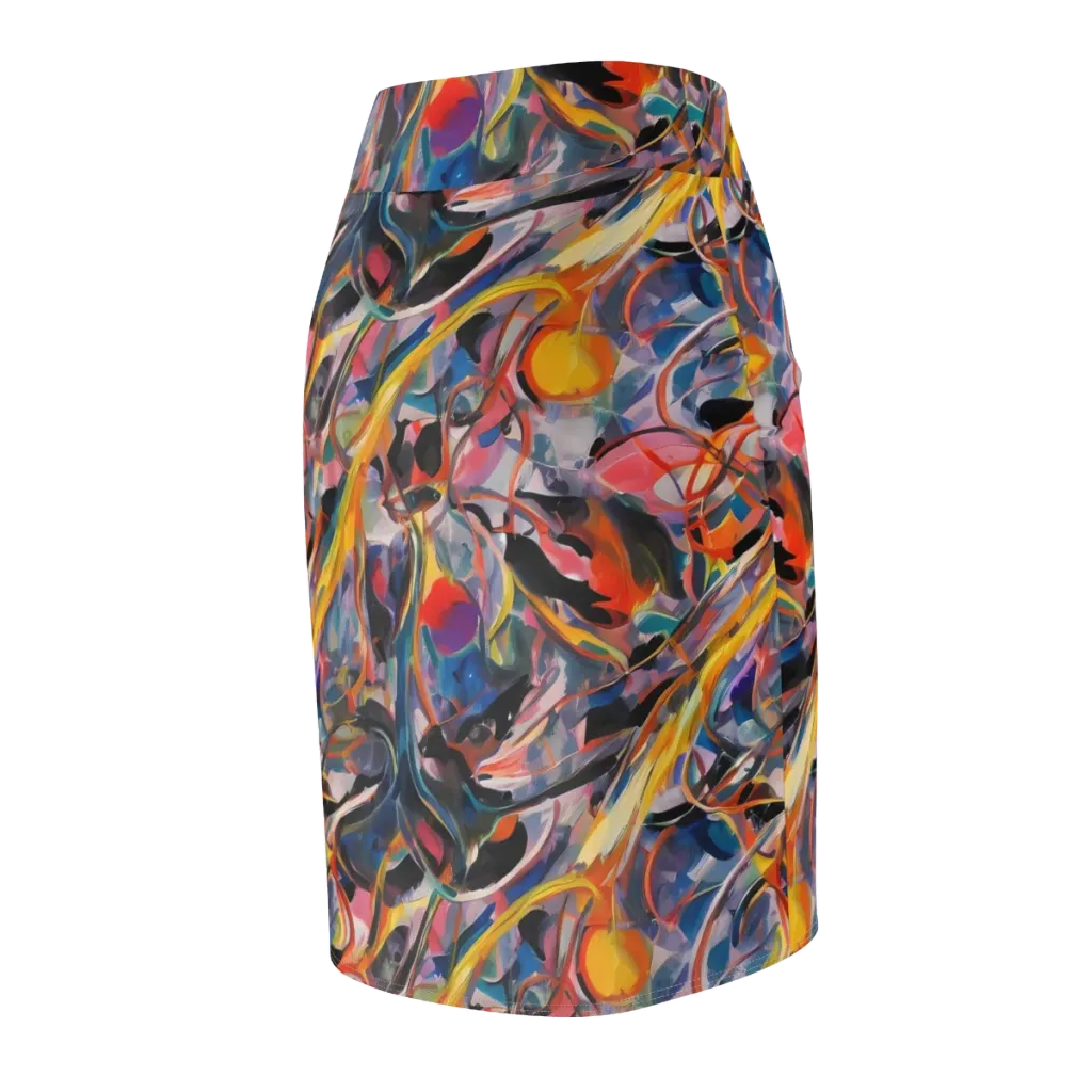 Brazen Rhapsody on Pencil Skirt — Back Side