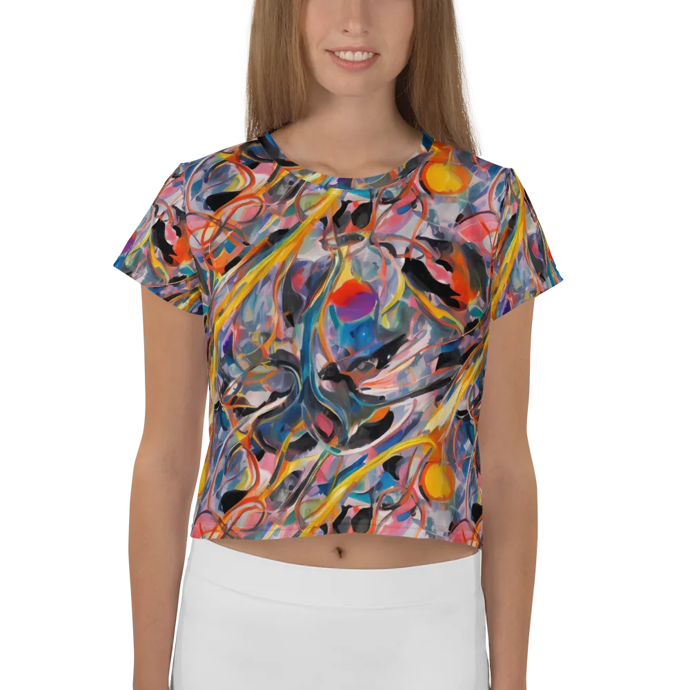 Brazen Rhapsody on Crop Tee — Front