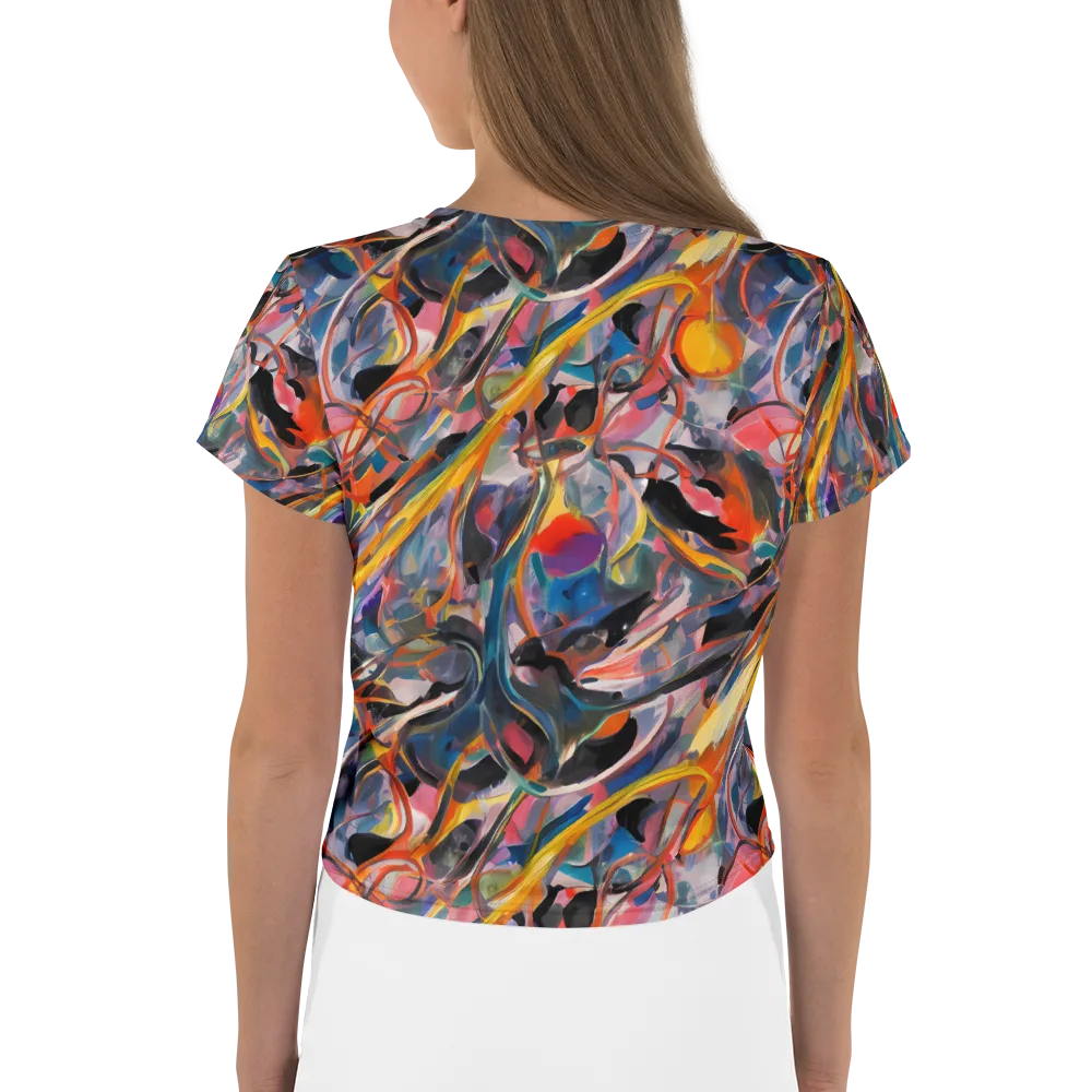 Brazen Rhapsody on Crop Tee — Back